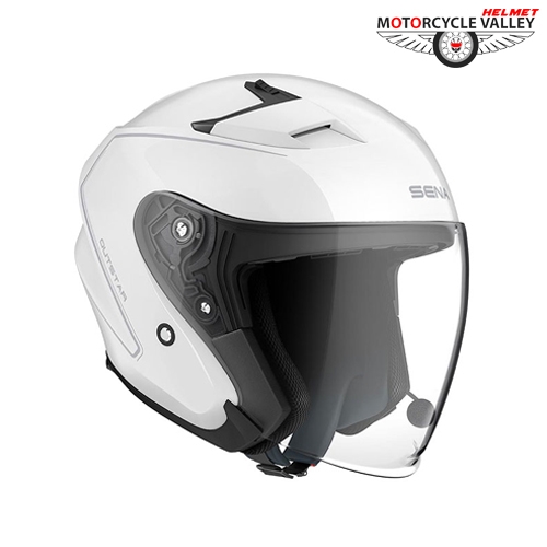 SENA Outstar Bluetooth Helmet - White